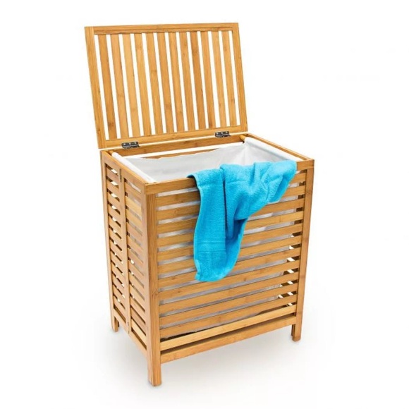 B2X - Wäschekorb Bambus, 63 CM