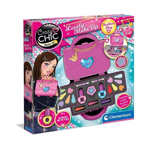 Clementoni - Crazy Chic Lovely Make up-Tasche DFI multilingual