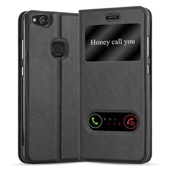 Hülle für Huawei P10 LITE Magnetverschluss, 2 Sichtfenstern