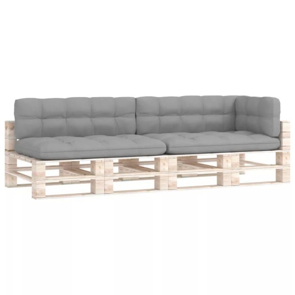 vidaXL Palettensofa-Auflagen 5 Stk. Grau
