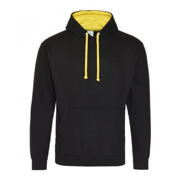 Kapuzenpullover Kapuzensweatshirt Damen Schwarz XL