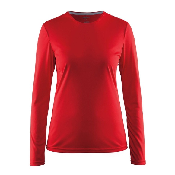 Mind Langarm Tshirt Damen Rot Bunt XL
