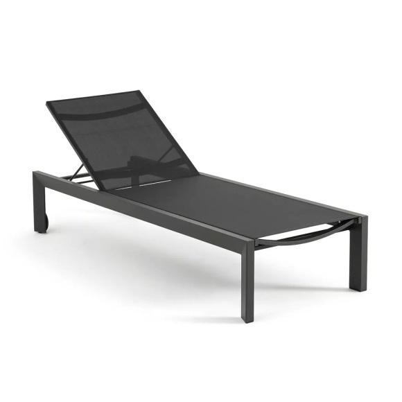 La Redoute Intérieurs - Gartenliege Lolara, One Size, Grau