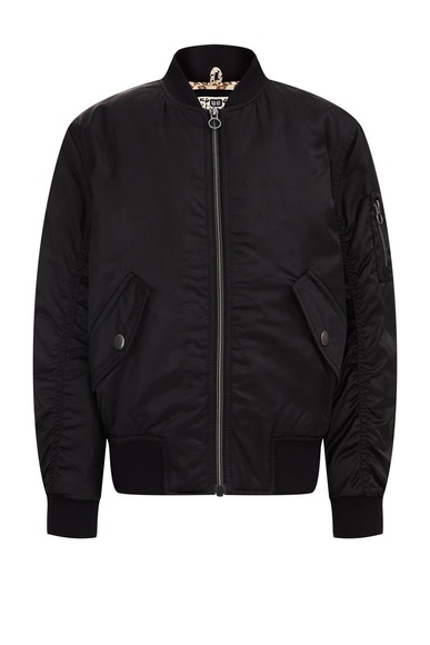 Mädchen-bomberjacke Mädchen Schwarz 98