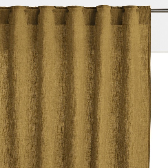 Vorhang Onega Mit Verdeckten Schlaufen Unisex Braun 135x180 cm
