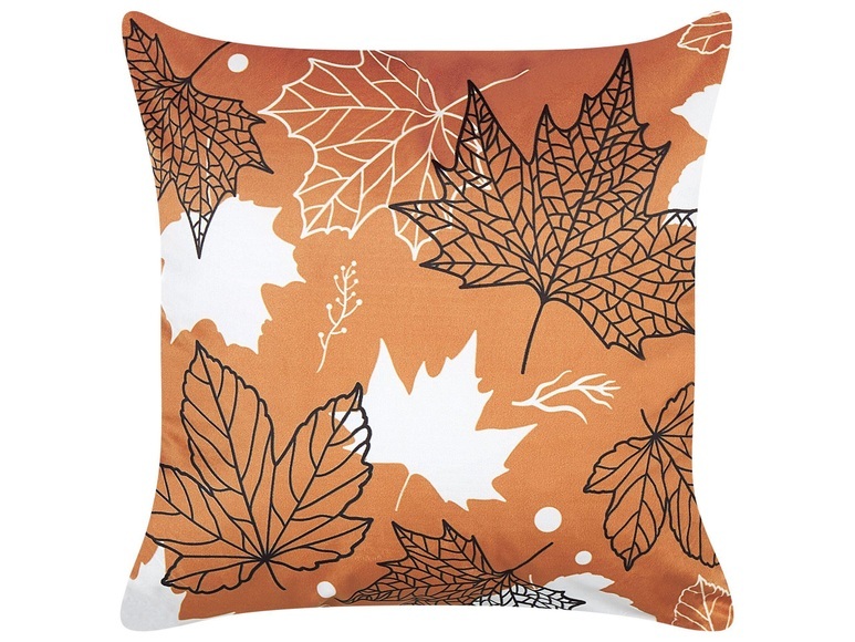 Dekokissen aus Samtstoff Boho POINSETTIA Dekokissen aus Samtstoff Boho POINSETTIA