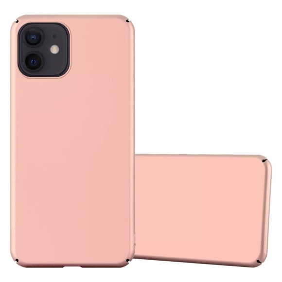 Hülle für Apple iPhone 12 PRO MAX Hard Case in Metall Optik