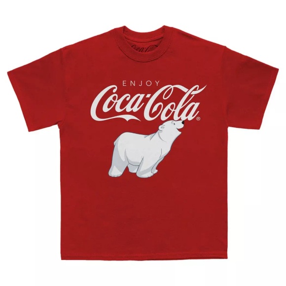 Coca-Cola - TShirt, für Herren, Rot Bunt, Größe L