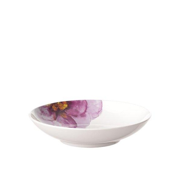 Villeroy & Boch Suppenteller 24 cm , 10-4287-3381 , Rosa, weiss , Keramik , Blume , 003407198219