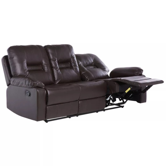3 Sitzer Sofa aus Kunstleder Modern BERGEN 3 Sitzer Sofa aus Kunstleder Modern BERGEN