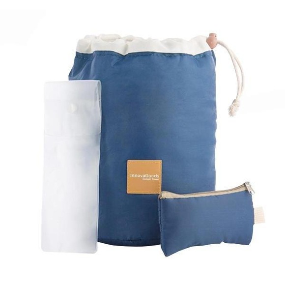 InnovaGoods - Kosmetiktasche - Blau und Weiss