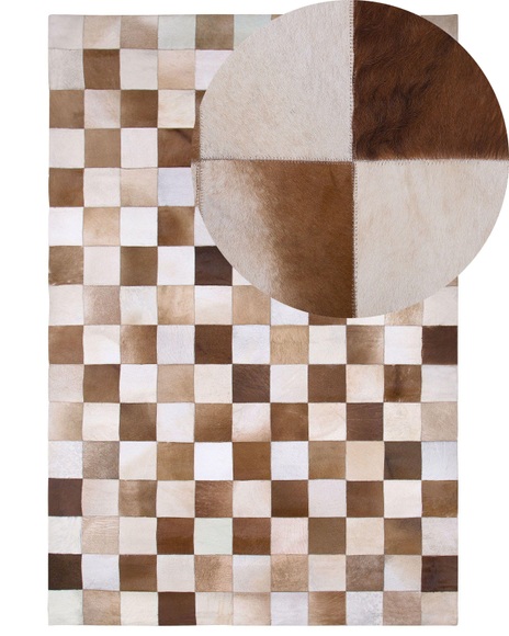 Teppich aus Echtleder, Kuhfell Modern SOLMAZ Teppich aus Echtleder, Kuhfell Modern SOLMAZ