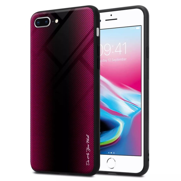 Hülle für Apple iPhone 7 PLUS 7S PLUS 8 PLUS Streifen Optik