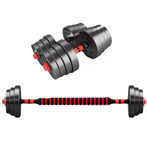 Sale 40kg 3 in1 Hantelset Kurzhanteln + Langh. Supergrip Version aus Zement und Eisen