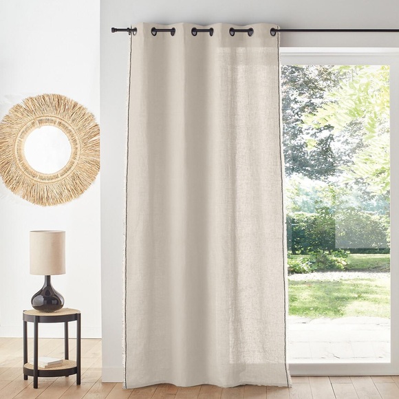 Vorhang Menorca Unisex Beige 140x180 cm
