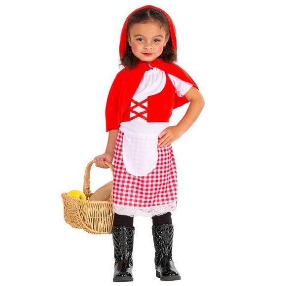 Süsses Kinderkostüm Rotkäppchen Rot