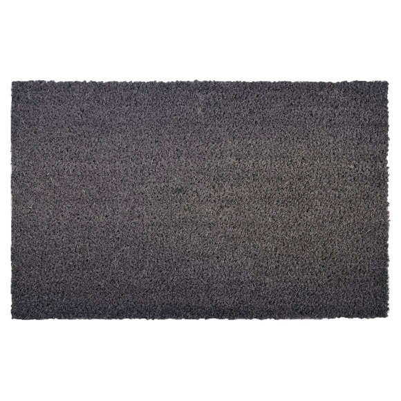 Fussmatte Kokos | Eingangsmatten Aus Kokos | Abtreter Für Haustür Unisex Grau 40 x 60 cm