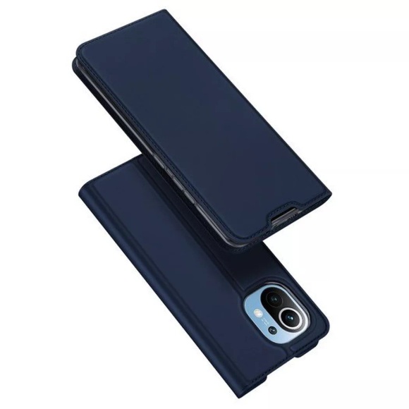 Dux Ducis - Xiaomi Mi 11 Flip Wallet Cover Leder Tasche - Blau