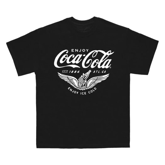 Coca-Cola - TShirt, für Herren, Schwarz, Größe XL