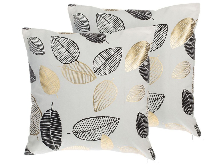 Kissen 2er Set aus Baumwolle Modern LOTUS Kissen 2er Set aus Baumwolle Modern LOTUS