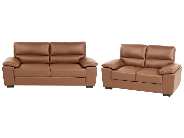 Wohnzimmer Set aus Kunstleder Klassisch VOGAR Wohnzimmer Set aus Kunstleder Klassisch VOGAR