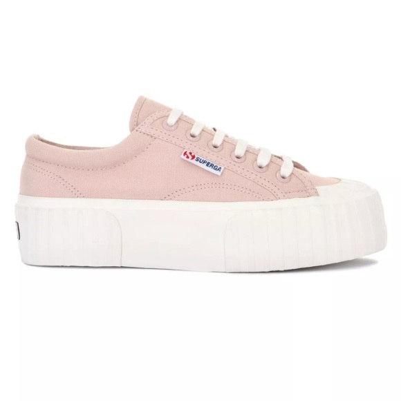 Superga Stripe Damen Sneaker Rosa
