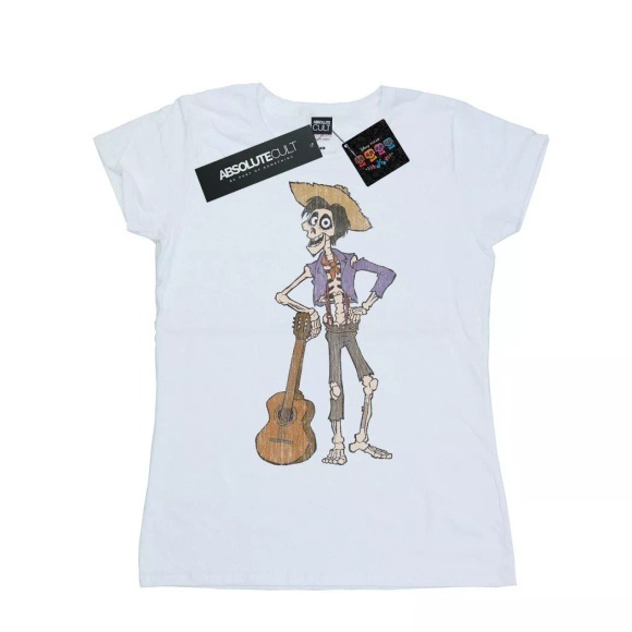 Coco Hector With Guitar Tshirt Damen Weiss XL