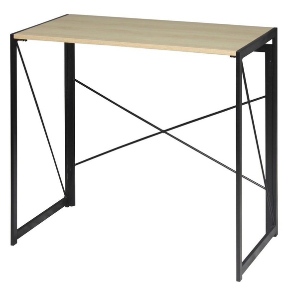 Klappbarer Schreibtisch im Industrialstil Klappbarer Schreibtisch im Industrialstil