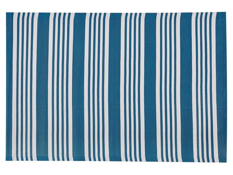 Beliani Outdoor Teppich blau 120 x 180 cm ELURU