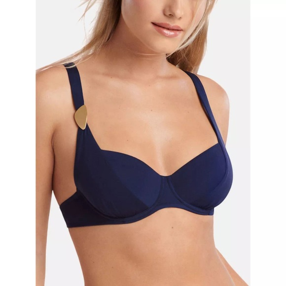 Badeanzug-oberteil Mit Bügeln Okinawa Damen Blau B/38