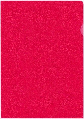 BÜROLINE Sichtmappen PP A4 667305 rot, matt 10 Stück