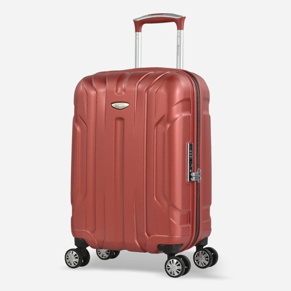 X-tec Handgepäck Koffer 4 Rollen Unisex Rot Bunt 55 CM