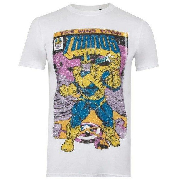 Snap Tshirt Herren Weiss L
