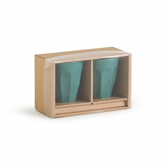 2er-Set Kaffeetassen Notele mit Rippenmuster 2er-Set Kaffeetassen Notele mit Rippenmuster