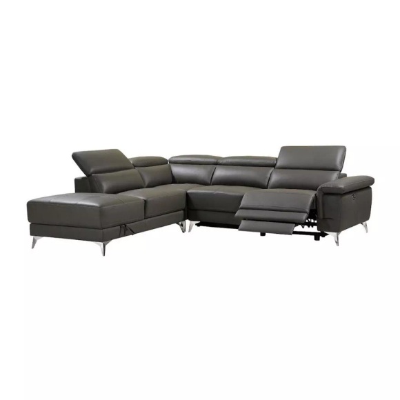 Relaxsofa Ecksofa Leder elektrisch Ecke Links PASCALINE Relaxsofa Ecksofa Leder elektrisch Ecke Links PASCALINE