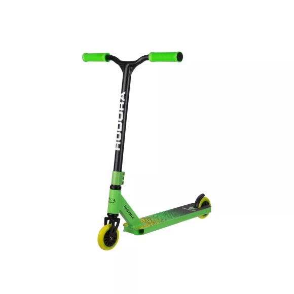 Hudora 14057 - Stunt Scooter Kids, Roller, grün