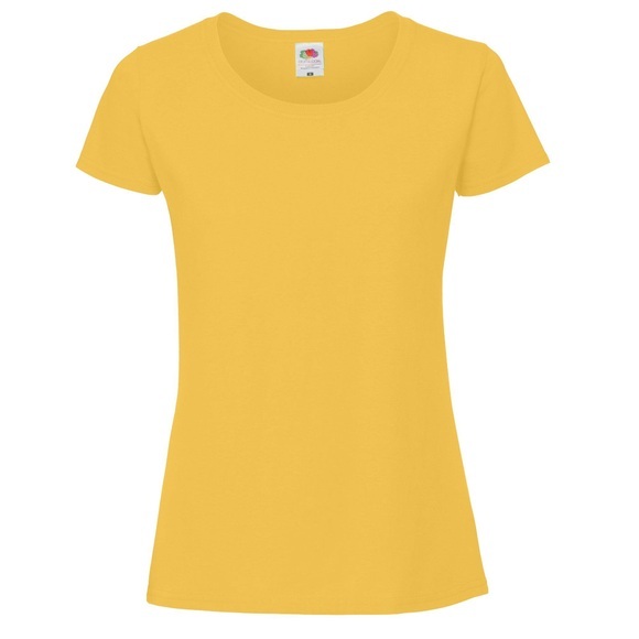 Premium Tshirt Damen Gelb M