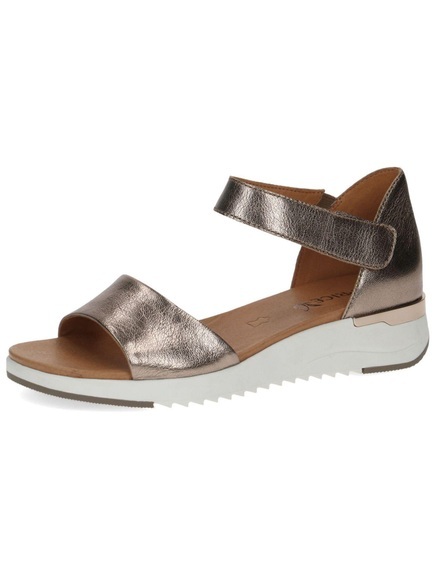 Caprice Sandale, im Metallic Look