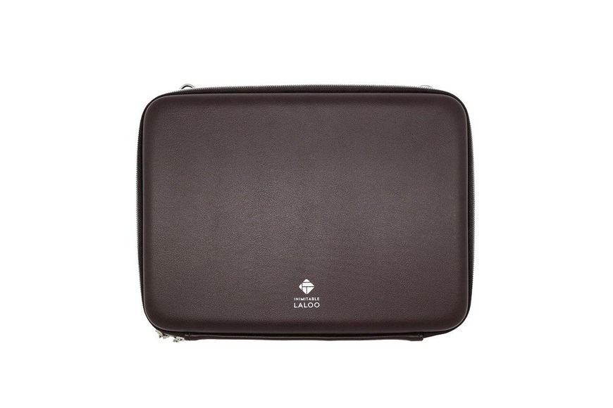 Taschen Organizer Laloo - Clever Tablet Clutch in Braun/Türkis