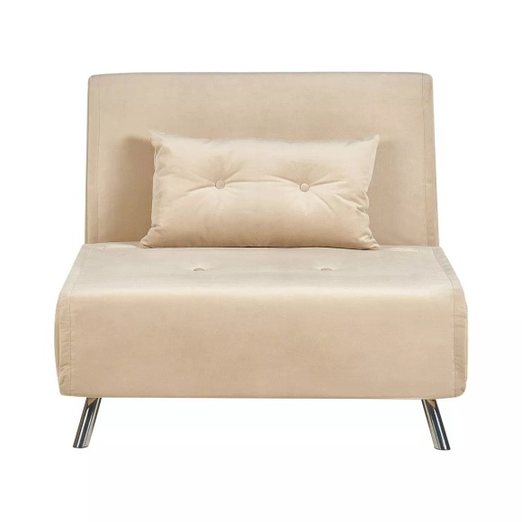 Schlafcouch aus Samtstoff Modern FARRIS Schlafcouch aus Samtstoff Modern FARRIS