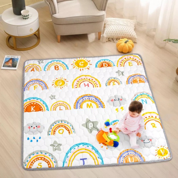 Activity-board - Krabbelmatte Spielmatte Baby Schadstofffreie Matte Schadstofffrei, One Size, Multicolor