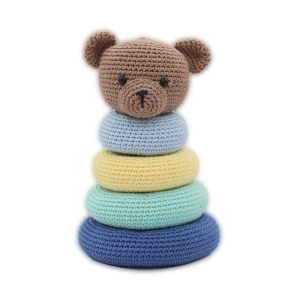 Stapelturm Bär - Häkelset Unisex ONE SIZE