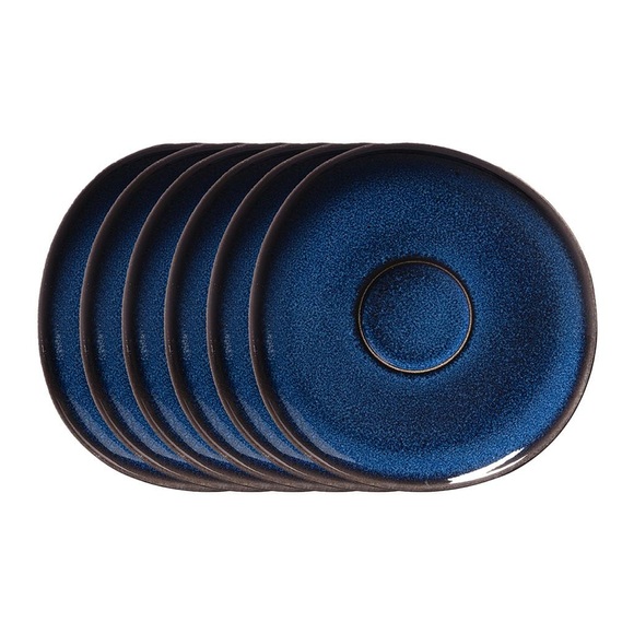Kaffeeuntertasse 6 Stk Lave bleu Kaffeeuntertasse 6 Stk Lave bleu