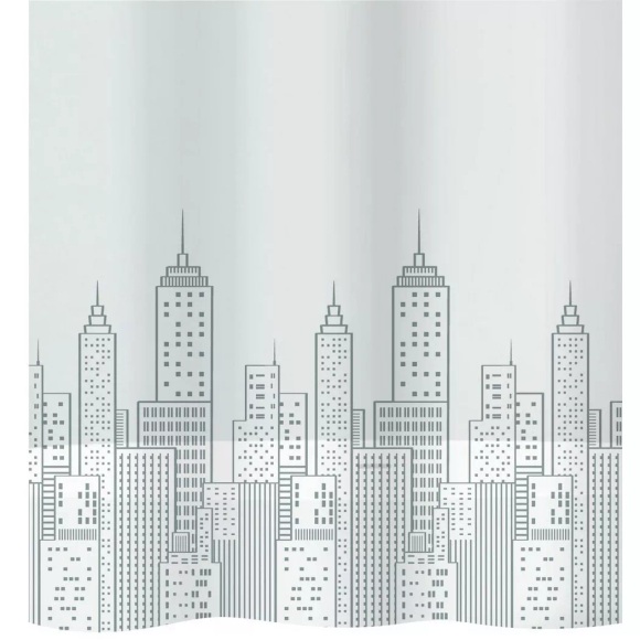 diaqua Duschvorhang Skyline