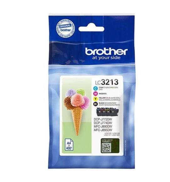 Brother Tinte Kombi-Pack LC-3213 VALDR Original Cyan, Magenta, Gelb, Schwarz LC3213VALDR