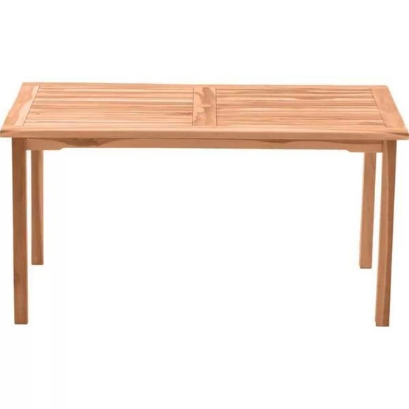 Mobilia - Gartentisch, 150x90 cm, Teak - natur