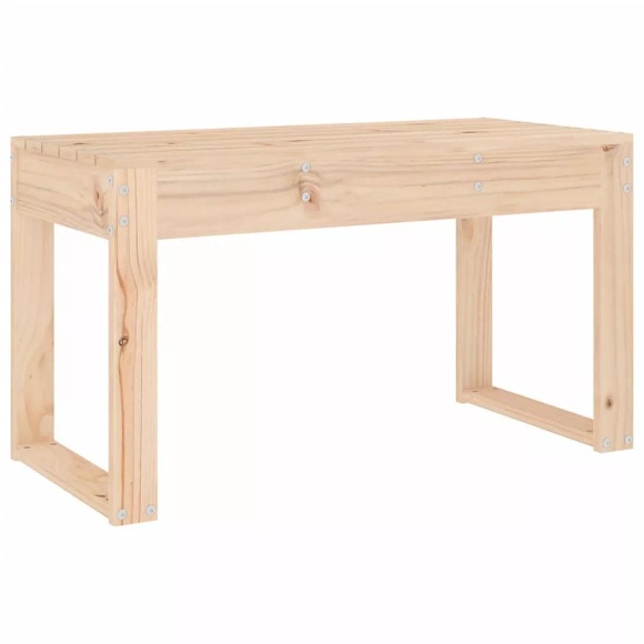 vidaXL Gartenbank 80x38x45 cm Massivholz Kiefer