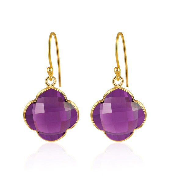 Ailoria - Ohrringe Capucine - Gold und Violett
