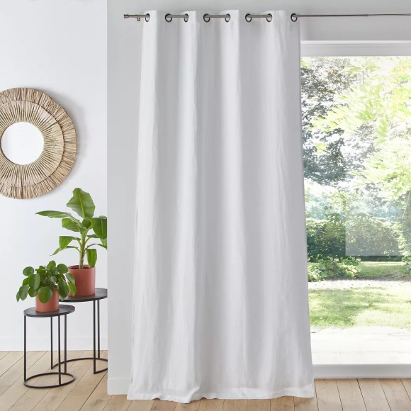 Blickdichter Vorhang Onega Unisex Weiss 135x180 cm
