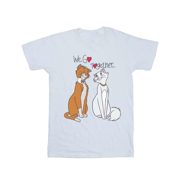 The Aristocats We Go Together Tshirt Unisex Weiss 128